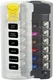 BLUE SEA SYSTEMS 6033571 Blue Sea Systems ST Blade 6 Independent Circuit Fuse Bl