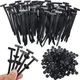 120 Pcs Nylon Universal Cable Tie Buckle, Zip Ties Heavy Duty with Pin & Butt...