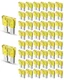 Riseuvo 50pcs 20A Standard Car Fuses - 20 AMP Automotive Yellow 
