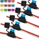 Fuse Holder ATC/ATO, 5 Packs in-Line Automotive Blade Fuse Holder with 24PCS ...
