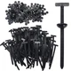 120pcs Nylon Universal Cable Tie Buck - New Multifunctional Zip Black 
