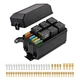 Nilight 12V Fuse Relay Box 6 and Block, Block 