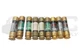 LOT OF 9 BUSSMANN FRN-R-45 TIME DELAY FUSE 45A 250VAC