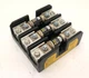 Buss T60100-3C Fuse Holder With (3) Bussmann JJS-100 Fuses 600Vac 100A