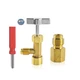 FALVFUN R134a Can Tap, Self-Sealing & Puncture Vehicle Refrigerant Golden 