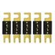 Etopar 5 X 100A Plated ANL Fuse Auto Stud Fuses 100A AMP Gold Blade Car Audio...