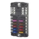 Fuse Block 12 Circuit 100 Amps Ground Without Cover Model 5031 Blue Sea Systems