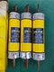 Lot of 3 Bussmann LPS RK 125SP Current Limiting 600VAC 125Amp Dual Element Fuse