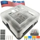 6Way Blade Fuse Box Block Holder LED Indicator 12V  32V Auto Marine Waterproof