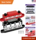 Rust-Resistant 250A Bus Bar - Easy Install for Car, Boat, & Solar Wiring