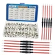 BOJACK 5x20 mm Fuse Holder Inline Screw Type with 16 AWG Red Wire + 15 Values