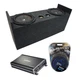 87-06 Jeep Wrangler YJ TJ Kicker CompR CWR10 Dual 10 Custom Sub Box CX1200.1 Amp
