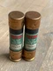 BUSSMANN FRN-R-45 DUAL ELEMENT TIME DELAY FUSES 250V 45A LOT OF 2