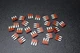 25 PK ATL 7.5 AMP FUSES FUSE BLADE DUAL CIRCUIT EATON BUSSMAN MICRO 3 LEG ATL7.5