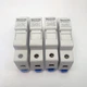 LOT OF 4 FERRAZ SHAWMUT USCC1 B213441 FUSE HOLDERS, 600V 30A CC ULTRASAFE