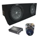 05-15 Ford Mustang Coupe Kicker CompR CWR10 Dual 10" Custom Sub Box CX1200.1 Amp