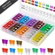 YNZDRWA 80Pcs Standard Fuse Kit, Upgraded Car Fuses Assortment Multicolored 