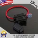 100 Pack 16 Gauge ATC In-Line Blade Fuse Holder 100% OFC Copper Wire Protection