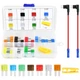 MuHize Micro2 Fuse Tap Kit - Upgrade 35 Pack with 5A to 30A Blade Fuses for C...
