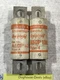 2- Gould Shawmut Amptrap A50P100, 100 Amp, 500 VAC Or Less, Type 4 Fuses