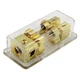 ZOOKOTO 2 Way Power 80A, 4GA(6GA/8GA)*3 In to 8GA*2 Out with AGU fuse 80A 