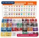 300 PCS Car Fuses Assortment Kit, 160 PCS Mini Blade Fuses + 90 Standard Automot