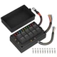 DaierTek Relay Box 12V 10 Way Relay Block and 10 Way ATC/ATO Blade Fuse Panel...