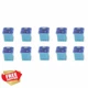JESUNK 10 Pc Automotive Low Profile JCASE Fuse Kit 20 Amp