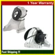 Front Left & Front Right Engine Motor Mount For Jeep Wrangler 18-20 3.6L V6 2PCS