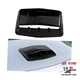 Car Hood Vents, Vehicle Scoop Turbo Bonnet Hood Air Flow Intake Cover, Black
