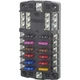 Blue Sea 5031 ST Blade Fuse Block w/o Cover - 12 Circuit w/Negative Bus BLUE SEA