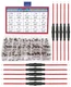 BOJACK 5x20 mm Fuse Holder Inline Screw Type with 16 AWG Red Wire + 15 Values 15