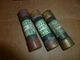 LOT of 3pcs Bussmann Buss NON60 60 Amp Fuse NON-60