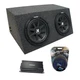 Universal Car Stereo Hatchback Sealed Dual 15 Kicker Comp C15 Sub Box CX1200.1
