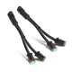 WZP 2PCS 2Pin Deutsch DT DTP Wiring Harness Adapters Connectors Splitters, Wa...