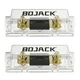 BOJACK 0/2/4 Gauge ANL Fuse Holder and 200 Amp Fuses for 0 2 4 8 200A