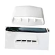 Car Hood Vents, Vehicle Scoop Turbo Bonnet Hood Air Flow Intake Cover, White