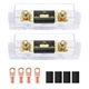 Nilight 2PCS 150A ANL Fuse Holder with ANL Fuses Electrical Protected Insulating