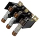 Square D 40566-041-51 Fuse Holder w/ (3) Bussmann NON-60 Fuses