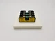 Bussmann BM6033SQ Fuseblock 3 Phase 30A 600V w/ (3) FNQ-1/2 Fuses