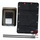 RV Door Window Shade Cover, Magnetic Blackout Window 25"L x 16"W Black+Magnetic