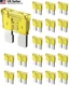 Riseuvo 20 Pcs 20A Standard Car Fuses - 20 AMP Automotive... 