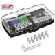 Joinfworld Fused Power Distribution Block Car Audio 4 Way Midi(Mini-Anl) Fuse Bl