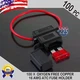 100 Pack 16 Gauge ATC In-Line Blade Fuse Holder 100% OFC Copper Wire + 1A - 40A