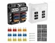 6 Way Fuse Block, 12V Marine Fuse Box with LED Indicator, Automotive 6-Circuit B