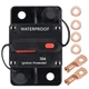 30 Amp Circuit Breaker,with Manual Reset,Waterproof, 12V-48V DC, 30-301A,for ...