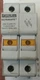 FERRAZ SHAWMUT ULTRASAFE FUSE HOLDER D217008, USCC2I, 2 POLE, 600 VOLT, 30 AMP