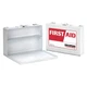 GRAINGER APPROVED M5022 Empty First Aid Cabinet,Wall Mount,White PK 6
