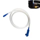 WZP 3.93 Ft Brake Fluid Bleeder Hose, Auto Brake Oil Fluid Extractor Tool wit...
