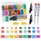 Car Fuses Assortment Kit with Car Fuse Tester,3-Size Fuses Automotive Kit with S